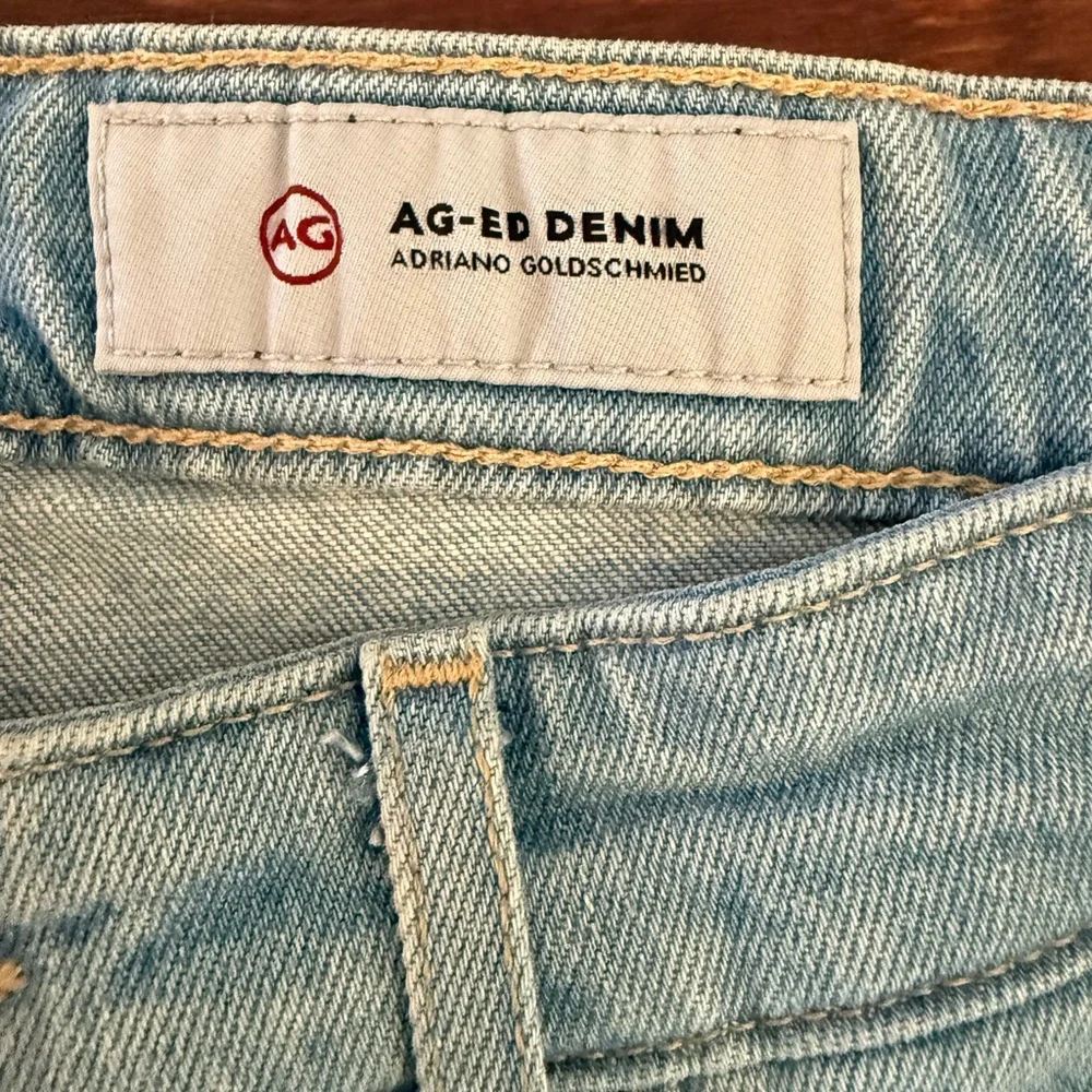 AG Adriano Goldschmied "The Bryn" Ex-Boyfriend
Cut-Off Denim Shorts. - Picture 2 of 9